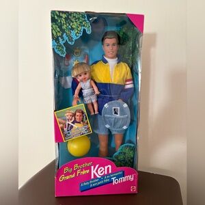 Ken Doll Big Brother to Baby Tommy Barbie 1996